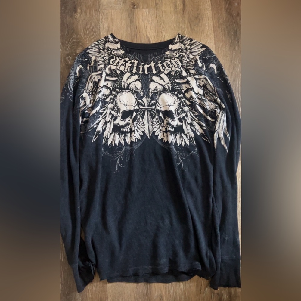 RARE ASF AFFLICTION SHIRT